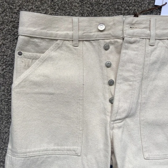 Nanushka Jasper Straight-leg Jeans in EcruMen’s Waist Size 31 Chinos & Khakis
